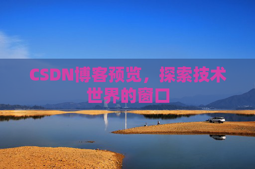 CSDN博客预览，探索技术世界的窗口